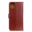 For Huawei Y5P 3-Color Pearl Texture Magnetic Buckle Horizontal Flip PU Leather Case with Card Slots & Wallet & Holder(Brown) - 2