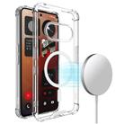For Nothing Phone 3a 5G IMAK Space Shield PC + TPU Airbag Shockproof MagSafe Phone Case(Transparent) - 1