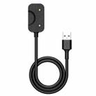 For Samsung Galaxy Fit3 xDfind USB-A Interface Smart Watch Charging Cable With Chip Protection, Length:1m(Black) - 1