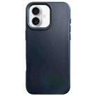 For iPhone 16 Dopamine Simple Imitation Liquid Silicone Phone Case(Black) - 1