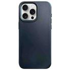 For iPhone 15 Pro Max Dopamine Simple Imitation Liquid Silicone Phone Case(Black) - 1