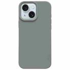 For iPhone 15 Plus Dopamine Simple Imitation Liquid Silicone Phone Case(Starry Grey) - 1