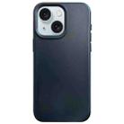 For iPhone 15 Dopamine Simple Imitation Liquid Silicone Phone Case(Black) - 1