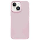 For iPhone 13 Dopamine Simple Imitation Liquid Silicone Phone Case(Sakura Powder) - 1