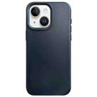 For iPhone 13 Dopamine Simple Imitation Liquid Silicone Phone Case(Black) - 1