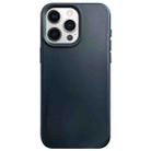 For iPhone 12 Pro Max Dopamine Simple Imitation Liquid Silicone Phone Case(Black) - 1