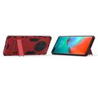 For Huawei Mate 40 Pro PC + TPU Shockproof Protective Case with Invisible Holder(Red) - 3