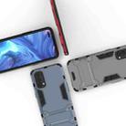 For OPPO Reno4 PC + TPU Shockproof Protective Case with Invisible Holder(Black) - 3
