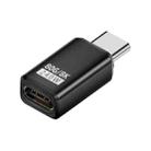 240W 80Gbps USB4 2.0 Type-C Full Function Adapter, Model:Straight Head(Black) - 1