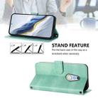 For Fujitsu Arrows Be4 F-41A Line Splicing Buckle Retro Leather Phone Case(Mint) - 3