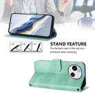 For Sharp Aquos Sense9 Plus Line Splicing Buckle Retro Leather Phone Case(Mint) - 3