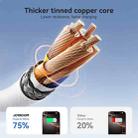 JOYROOM S-A28 Flash Series 60W 480Mbps Fast Charging Data Cable, Type-C to Type-C Cable, Length: 2m(White) - 3