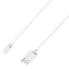 For Xiaomi Mi Band 8 / Redmi Watch 4 xDfind USB Port Watch Magnetic Charging Cable, Length:1m(White) - 3