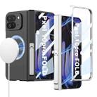 For Google Pixel 10 Pro Fold GKK Integrated MagSafe Magnetic Full Coverage Flip Phone Case(Silver) - 2