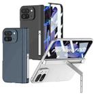 For Google Pixel 10 Pro Fold GKK Integrated Magnetic Full Coverage Flip Phone Case(Silver) - 2