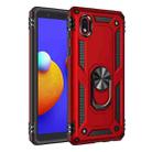 For Samsung Galaxy M01 Core Shockproof TPU + PC Protective Case with 360 Degree Rotating Holder(Red) - 1