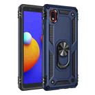For Samsung Galaxy M01 Core Shockproof TPU + PC Protective Case with 360 Degree Rotating Holder(Blue) - 1