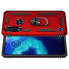 For Motorola Moto G8 Power Lite Shockproof TPU + PC Protective Case with 360 Degree Rotating Holder(Red) - 1
