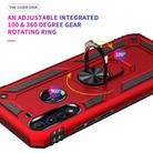 For Motorola Moto G8 Power Lite Shockproof TPU + PC Protective Case with 360 Degree Rotating Holder(Red) - 2