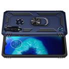 For Motorola Moto G8 Power Lite Shockproof TPU + PC Protective Case with 360 Degree Rotating Holder(Blue) - 2