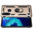 For Motorola Moto G8 Power Lite Shockproof TPU + PC Protective Case with 360 Degree Rotating Holder(Gold) - 2