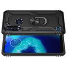 For Motorola Moto G8 Power Lite Shockproof TPU + PC Protective Case with 360 Degree Rotating Holder(Black) - 2