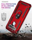 For LG Q61 Shockproof TPU + PC Protective Case with 360 Degree Rotating Holder(Red) - 3