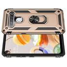 For LG K61 Shockproof TPU + PC Protective Case with 360 Degree Rotating Holder(Gold) - 2