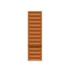 For Apple Watch Series 9&8&7 41mm / SE 3&SE 2&6&SE&5&4 40mm / 3&2&1 38mm Leather Watch Band (Golden Brown) - 2