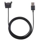 For Garmin Vivosmart HR xDfind USB-A Port Smart Watch TPE Charging Cable, Length: 1m(Black) - 1