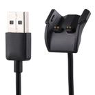 For Garmin Vivosmart HR xDfind USB-A Port Smart Watch TPE Charging Cable, Length: 1m(Black) - 3