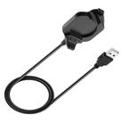 For Garmin Forerunner 920XT xDfind USB-A Port Smart Watch Charging Cable with Cradle Charger(Black) - 2