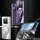 For Huawei Mate X3 / X5 GKK Phantom Magnetic Full Coverage TPU Phone Case with Rotating Stand(Silver) - 2