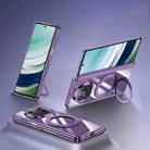 For Huawei Mate X3 / X5 GKK Phantom Magnetic Full Coverage TPU Phone Case with Rotating Stand(Purple) - 1
