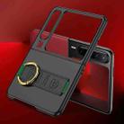 For Huawei Pura X GKK Ultra-thin Full Coverage Phone Flip Case with Wristband(Black) - 3
