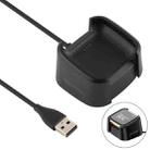 For Fitbit Versa 2 xDfind USB-A Port Watch Charging Dock Base Stand Holder, Length: 1m(Black) - 1