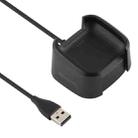 For Fitbit Versa 2 xDfind USB-A Port Watch Charging Dock Base Stand Holder, Length: 1m(Black) - 2