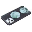 For iPhone 12 / 12 Pro Painted Pattern Soft TPU Case(Moon) - 5