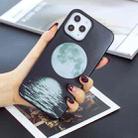 For iPhone 12 / 12 Pro Painted Pattern Soft TPU Case(Moon) - 6