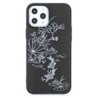 For iPhone 12 / 12 Pro Painted Pattern Soft TPU Case(Lotus Pond) - 2