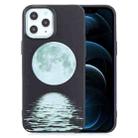 For iPhone 12 Pro Max Painted Pattern Soft TPU Case(Moon) - 1