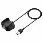For Fitbit Versa / Versa Lite xDfind USB-A Port Smart Watch Charger Charging Dock Base, Length: 1m(Black) - 3