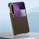 For Huawei Pura X Metal Frame Nanofiber MagSafe Magnetic Phone Case(Gold) - 2