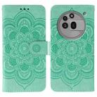 For Nothing Phone 3a Pro Sun Mandala Embossing Pattern Phone Leather Case(Green) - 1