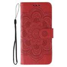 For Nothing CMF Phone 2 Pro Sun Mandala Embossing Pattern Phone Leather Case(Red) - 2