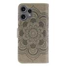 For Nothing CMF Phone 2 Pro Sun Mandala Embossing Pattern Phone Leather Case(Grey) - 3