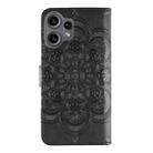 For Nothing CMF Phone 2 Pro Sun Mandala Embossing Pattern Phone Leather Case(Black) - 3
