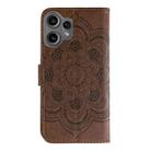 For Nothing CMF Phone 2 Pro Sun Mandala Embossing Pattern Phone Leather Case(Brown) - 3
