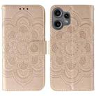 For Nothing CMF Phone 2 Pro Sun Mandala Embossing Pattern Phone Leather Case(Rose Gold) - 1