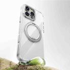 For iPhone 16 Pro Gear 360 Rotation MagSafe Holder Phone Case(Transparent) - 2